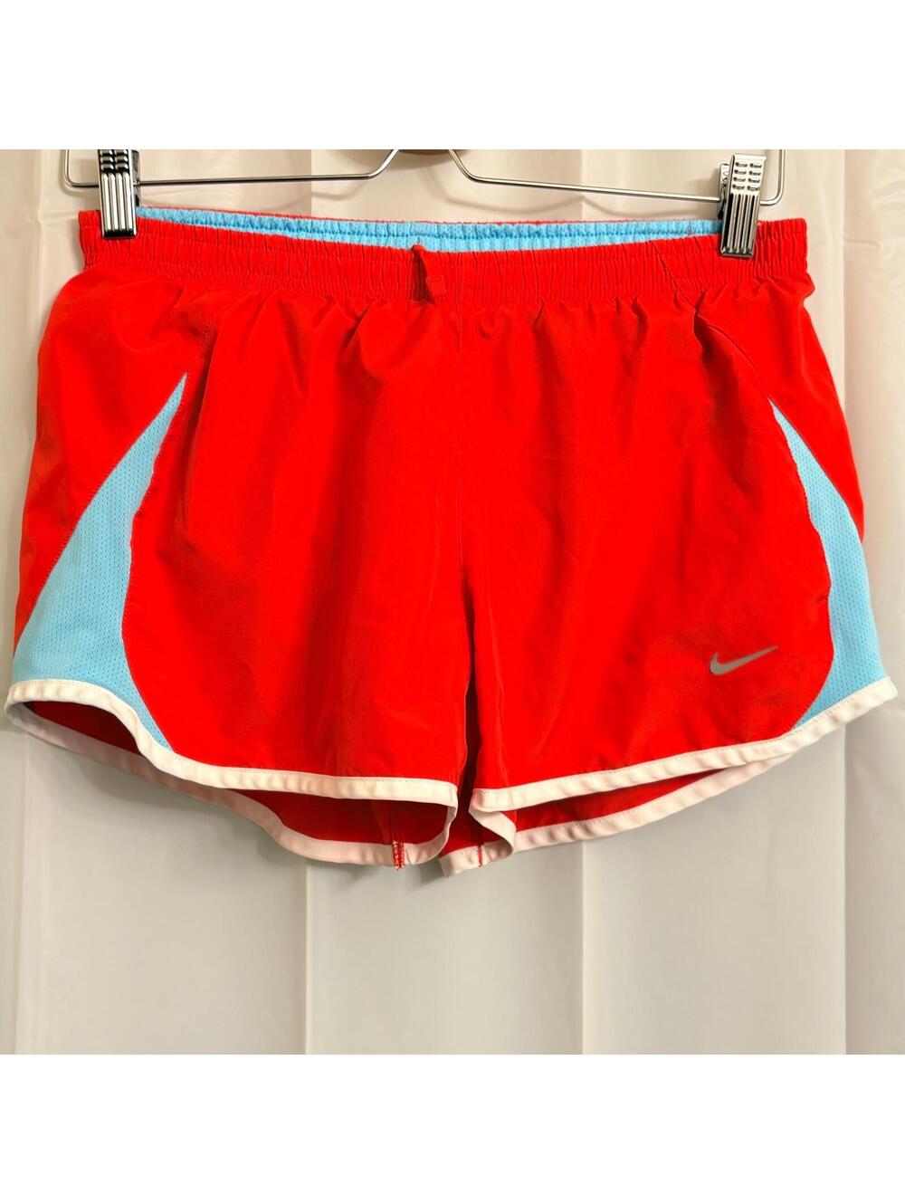 Nike Women's Athletic Shorts Small Red White Blue w/ Liner 3" Inseam